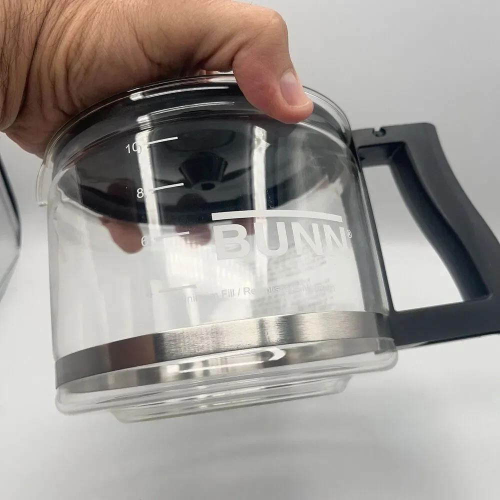 Bunn Coffee Carafe Replacement 10 Cup Pot Black Glass Drip Free
